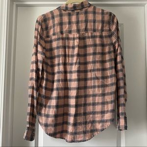 Abercrombie & Fitch Dusty Rose Button Down Flannel